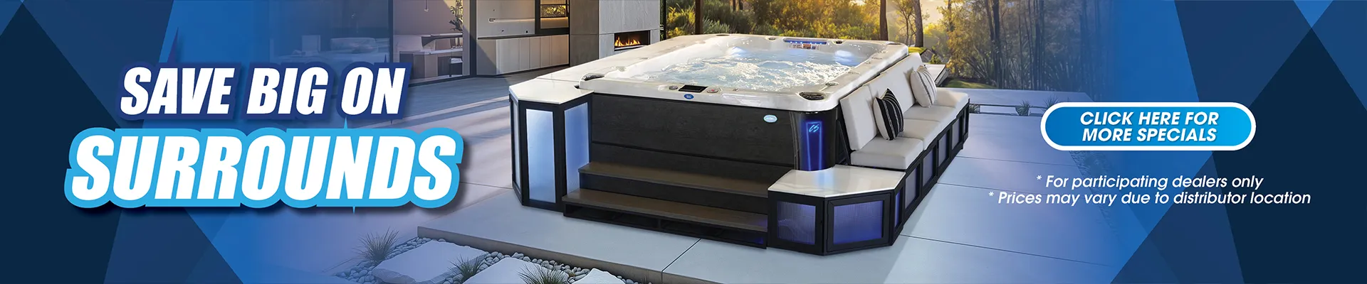 Calspas hot tub being used in a family setting - Pharr