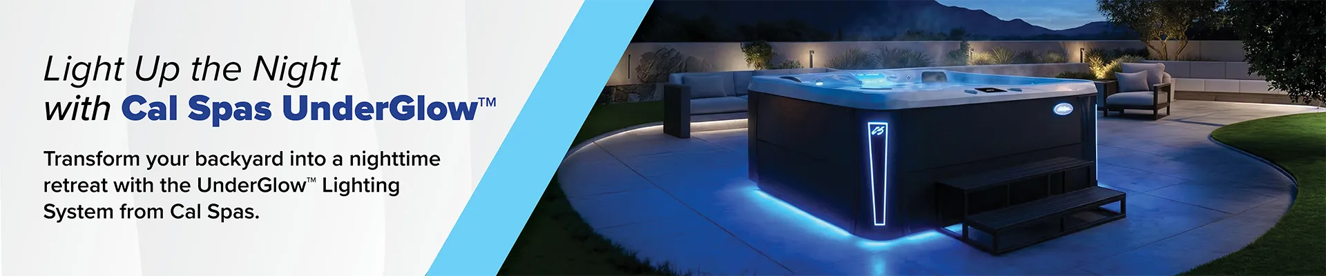 Calspas hot tub being used in a family setting - Pharr